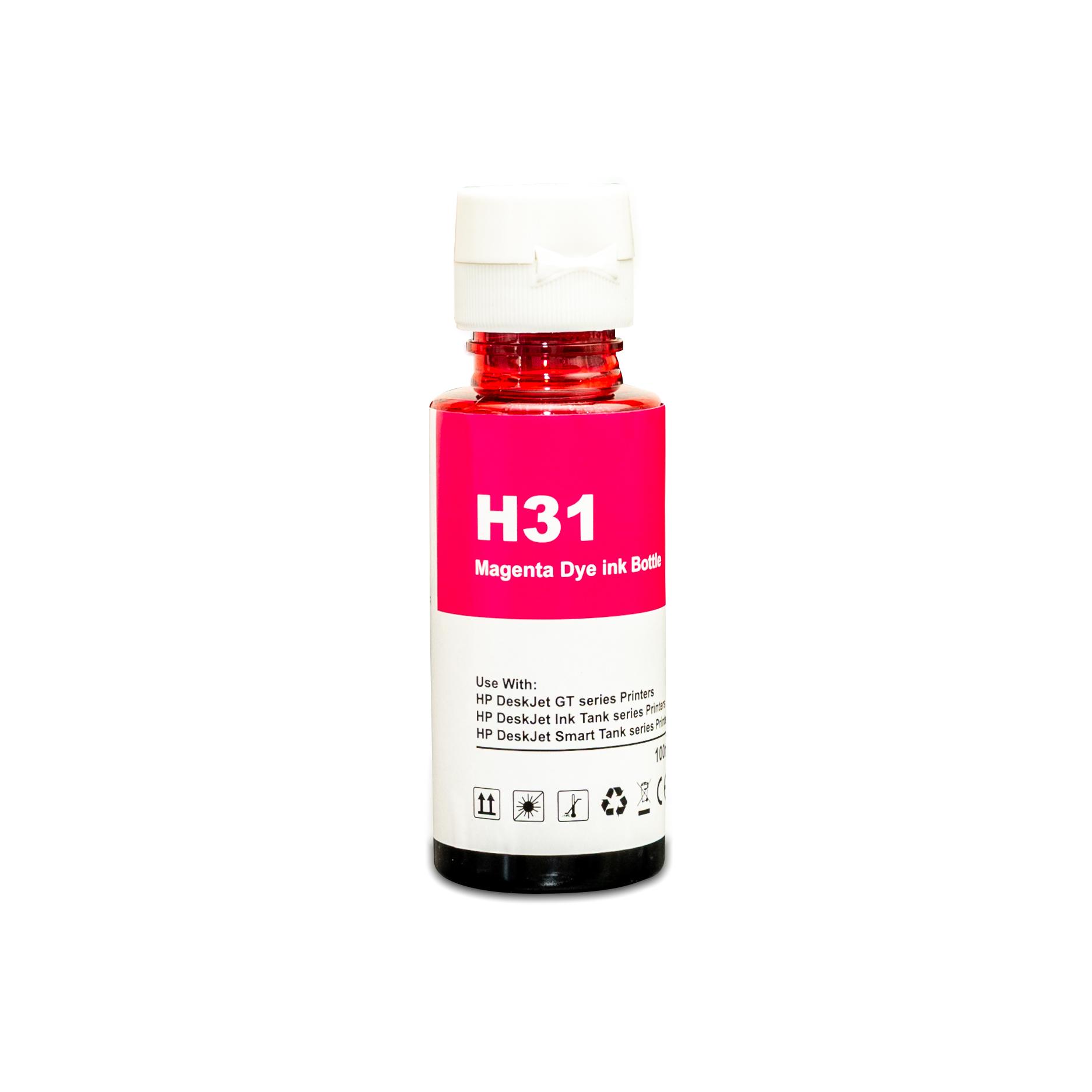 1 of First Call Inks Compatible 31 Magenta Ink Bottle (HP 31 Magenta)